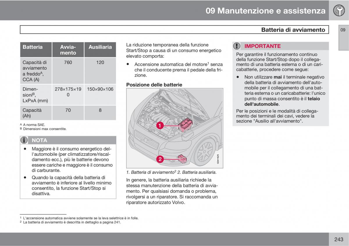 Volvo C30 manuale del proprietario / page 245