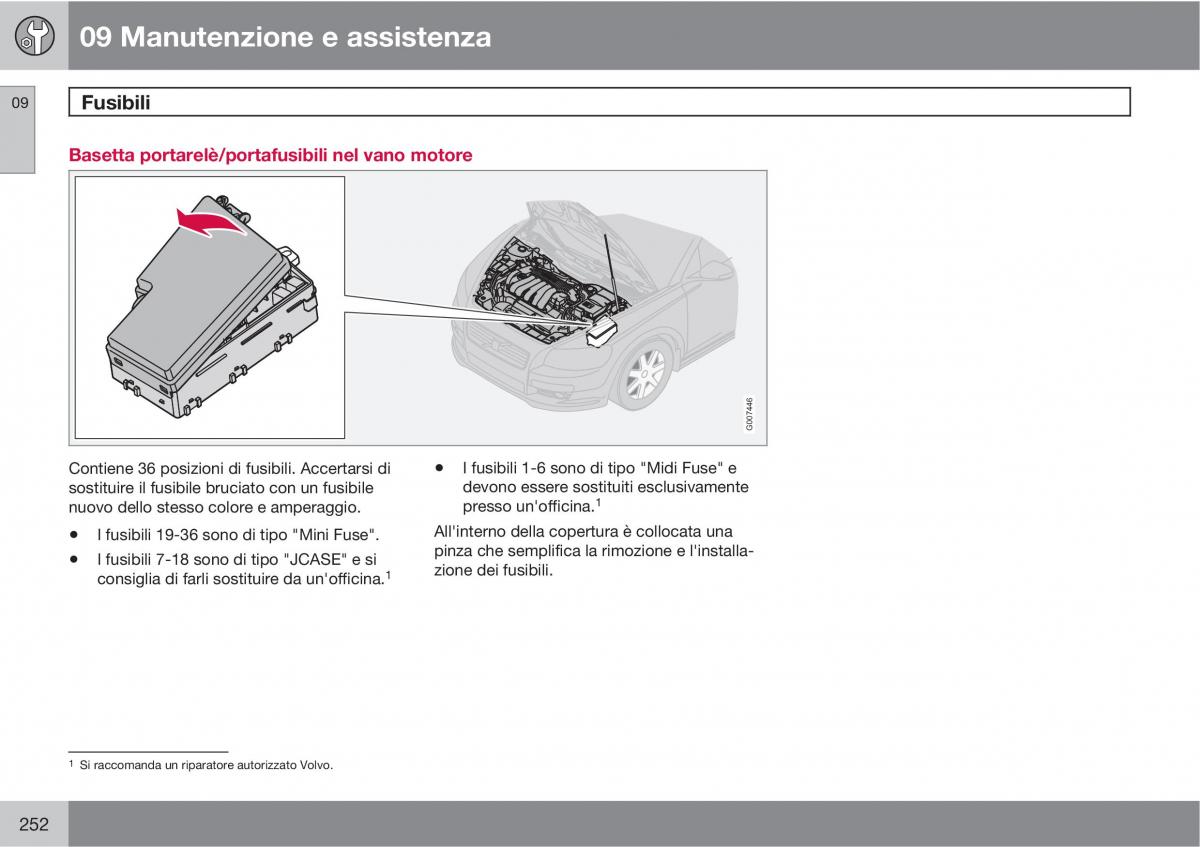 Volvo C30 manuale del proprietario / page 254