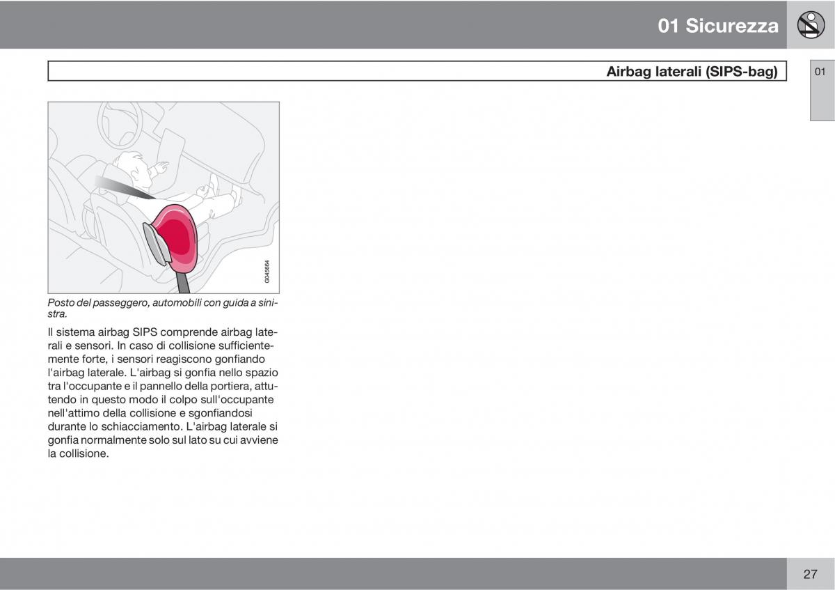 Volvo C30 manuale del proprietario / page 29