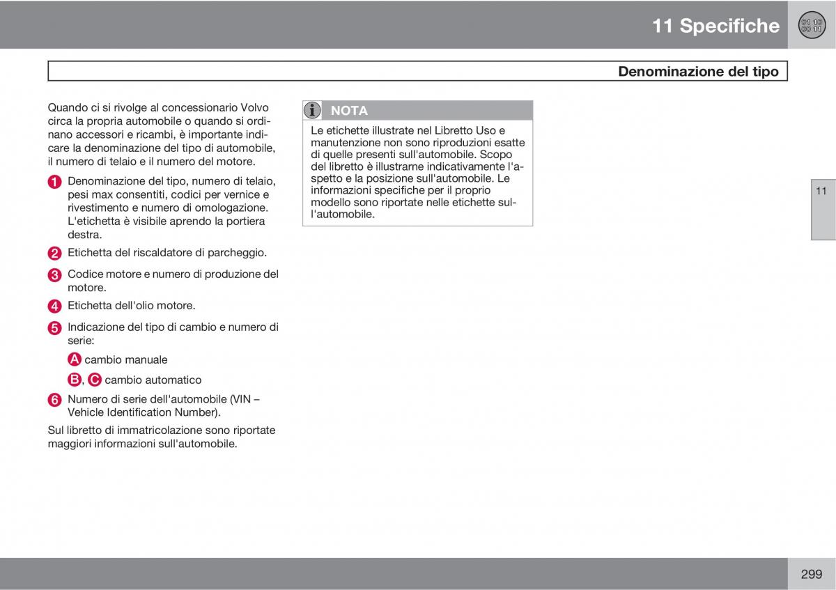 Volvo C30 manuale del proprietario / page 301