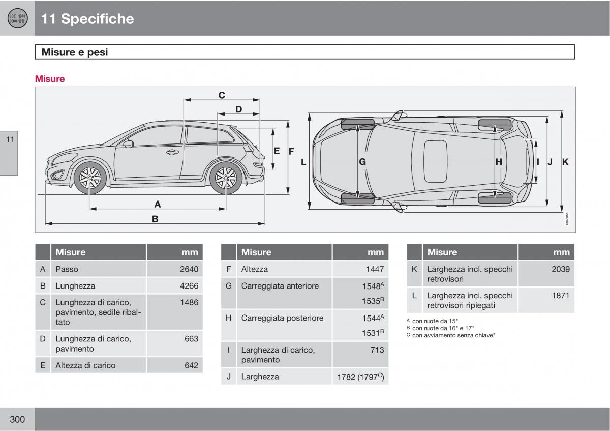 Volvo C30 manuale del proprietario / page 302