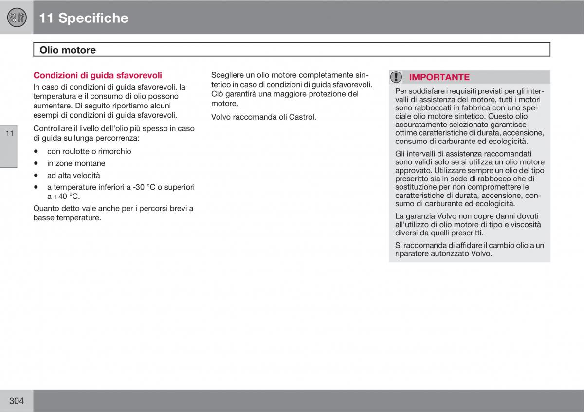 Volvo C30 manuale del proprietario / page 306