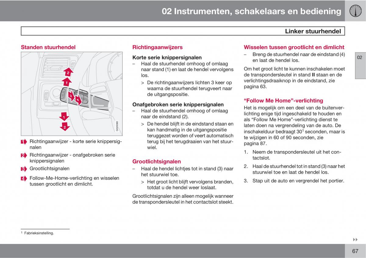 Volvo C30 handleiding / page 69