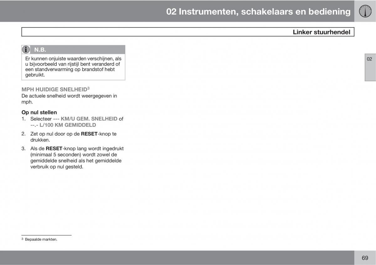 Volvo C30 handleiding / page 71