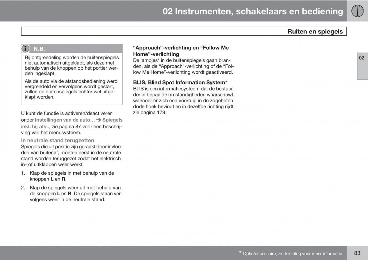 Volvo C30 handleiding / page 85