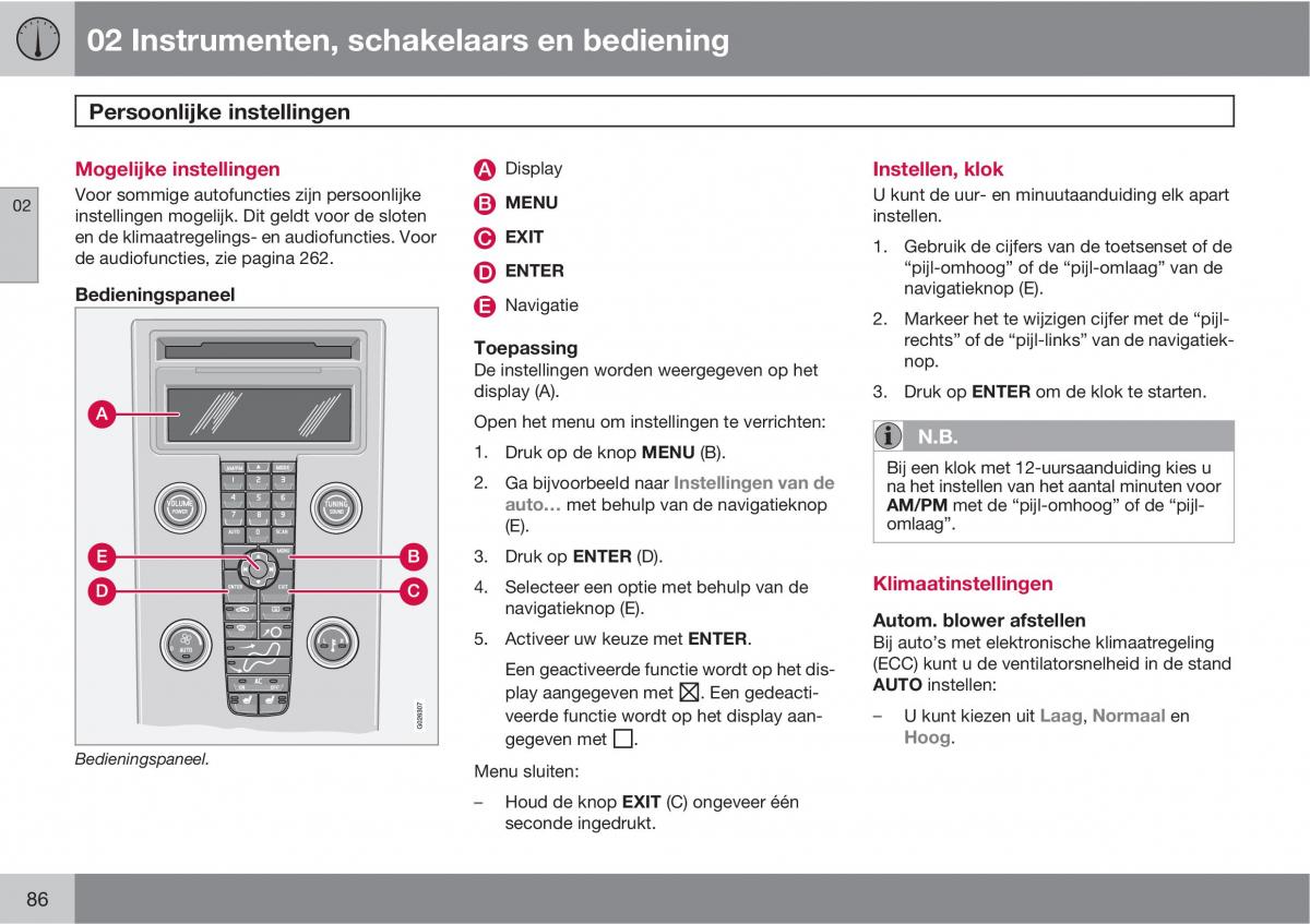 Volvo C30 handleiding / page 88