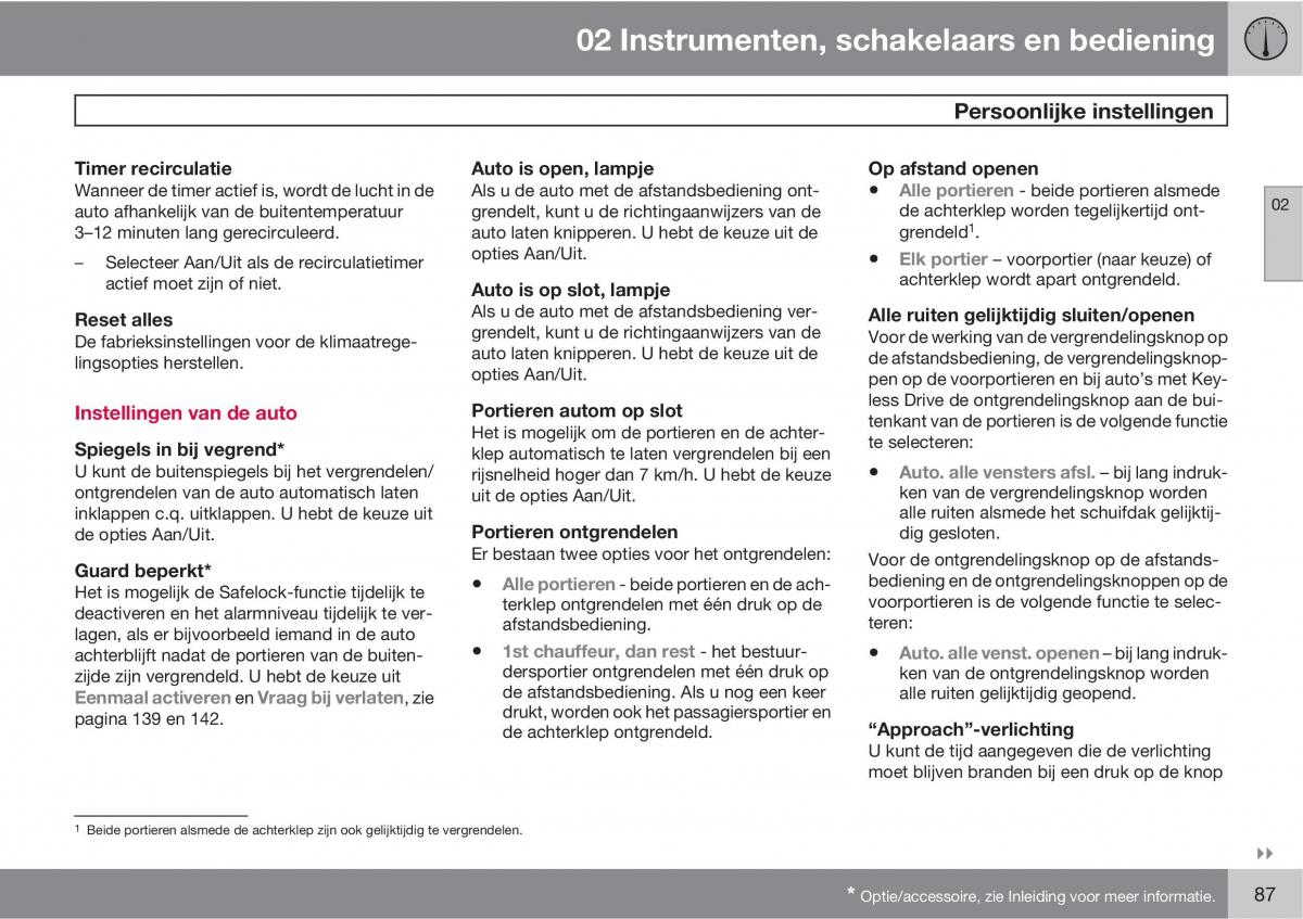 Volvo C30 handleiding / page 89