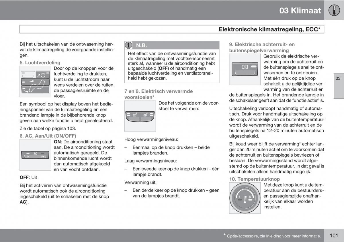 Volvo C30 handleiding / page 103