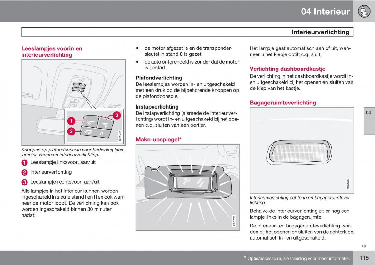 Volvo C30 handleiding / page 117