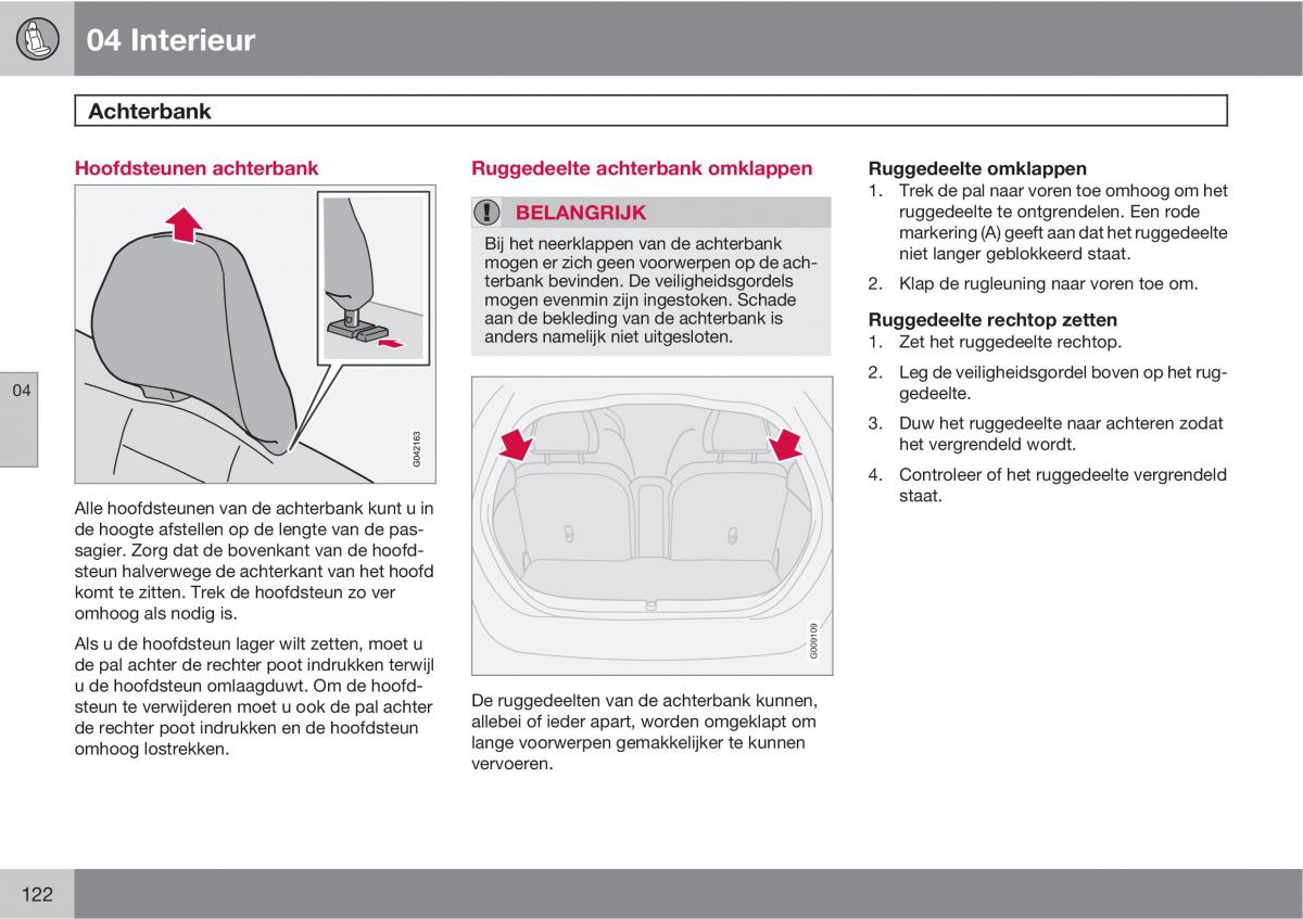 Volvo C30 handleiding / page 124