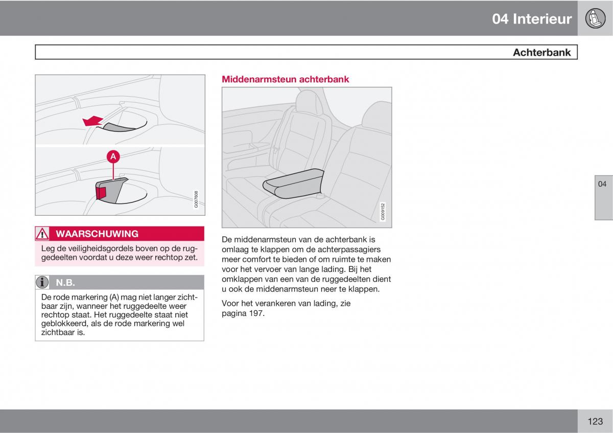 Volvo C30 handleiding / page 125