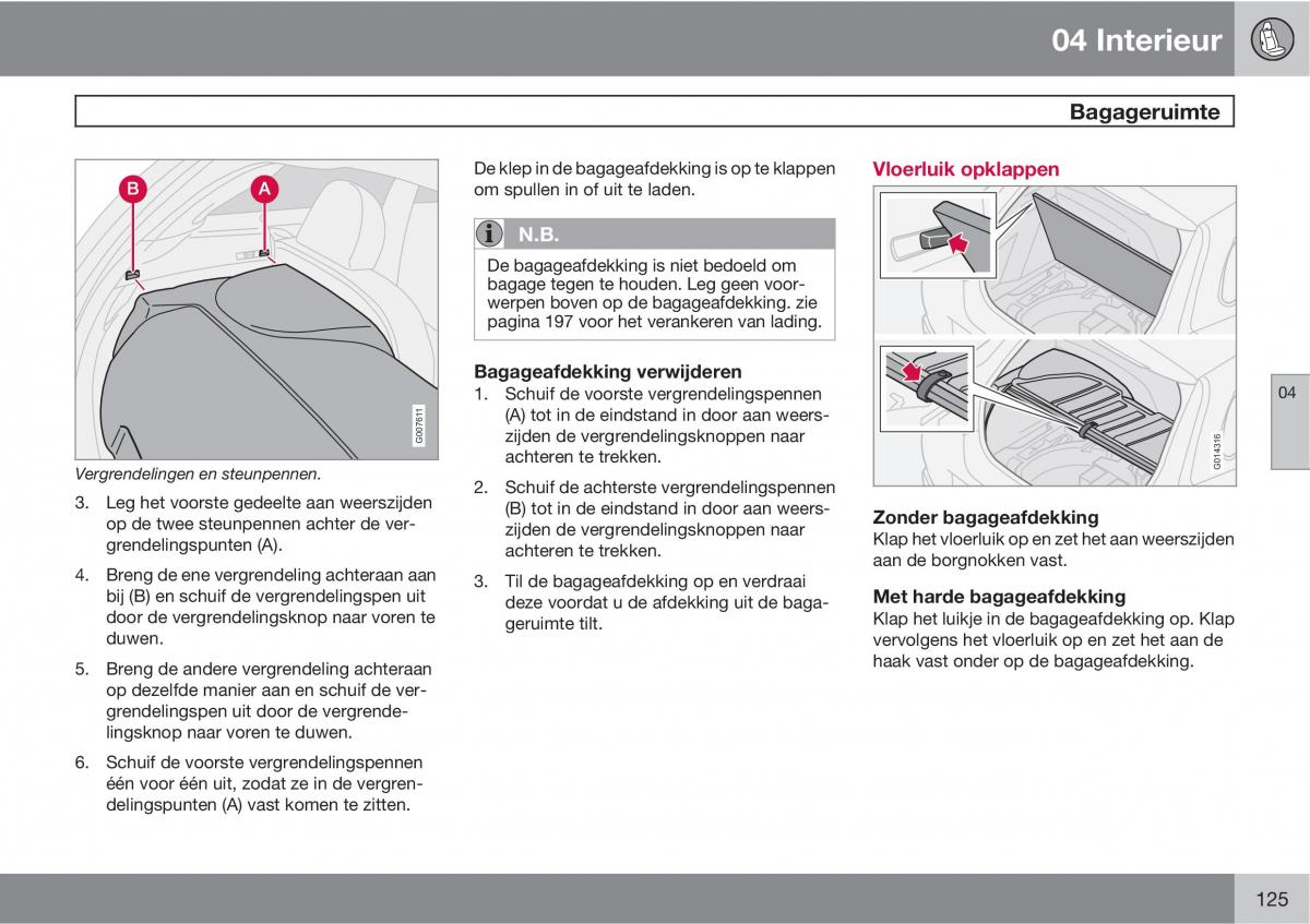 Volvo C30 handleiding / page 127