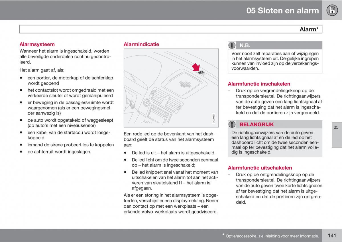 Volvo C30 handleiding / page 143