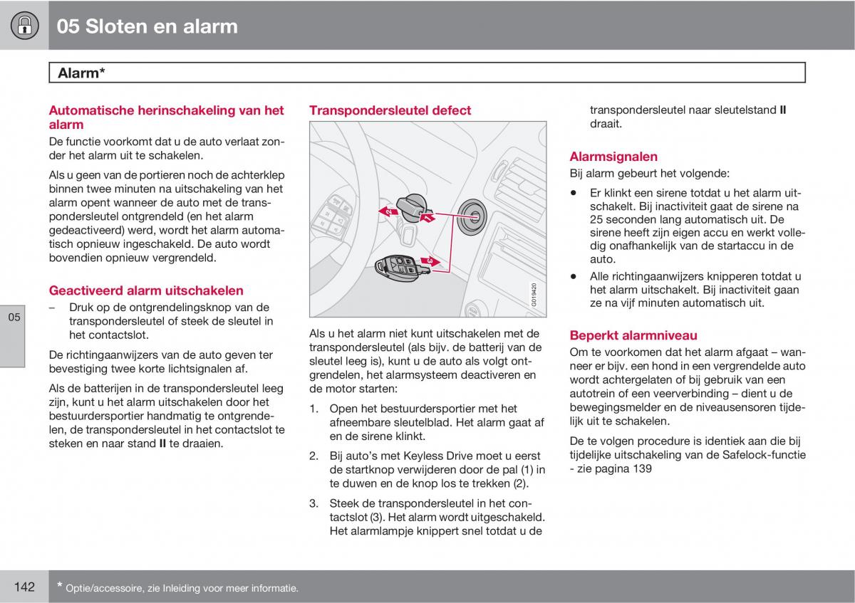 Volvo C30 handleiding / page 144