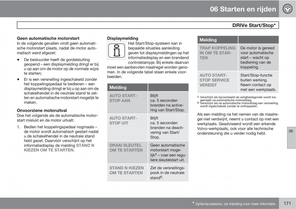 Volvo C30 handleiding / page 173