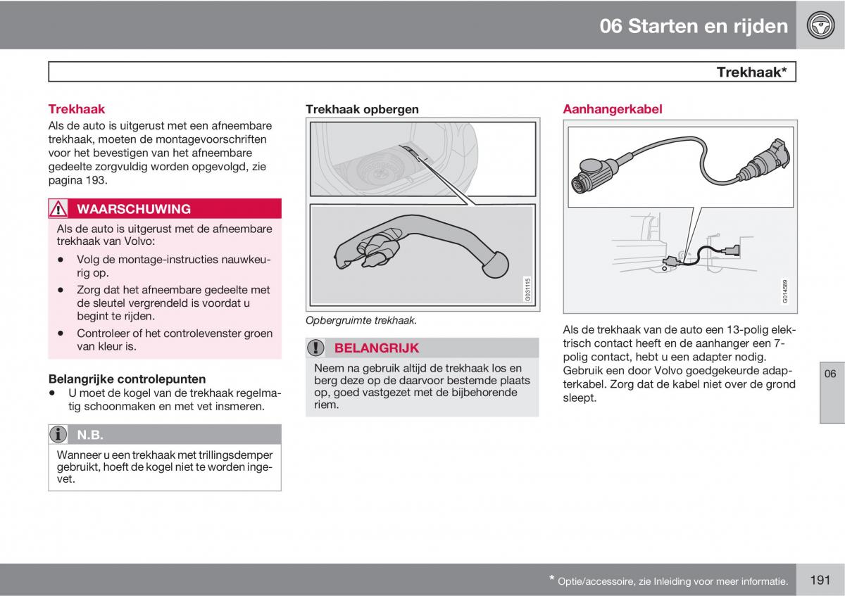 Volvo C30 handleiding / page 193