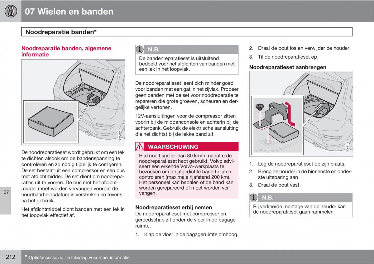 Volvo C30 handleiding / page 214