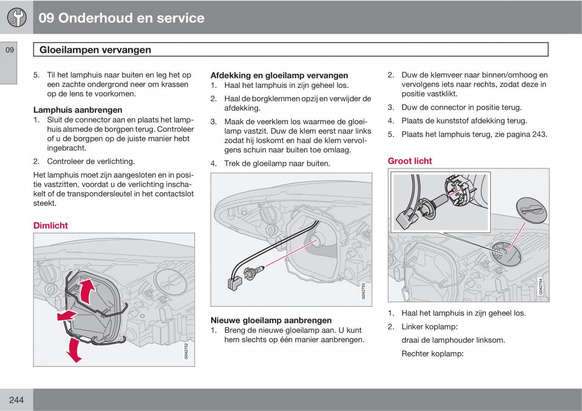 Volvo C30 handleiding / page 246