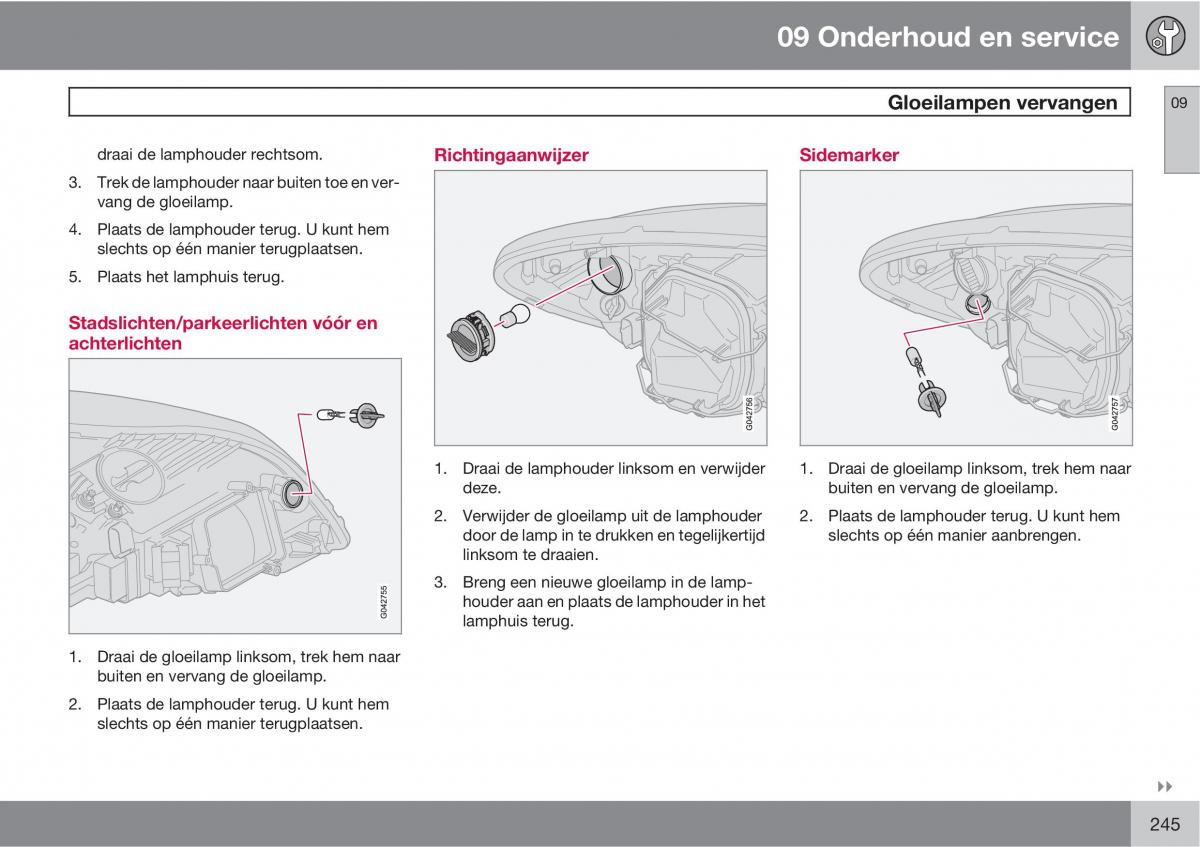 Volvo C30 handleiding / page 247