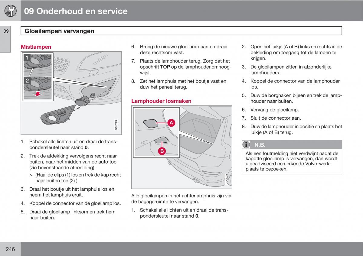 Volvo C30 handleiding / page 248