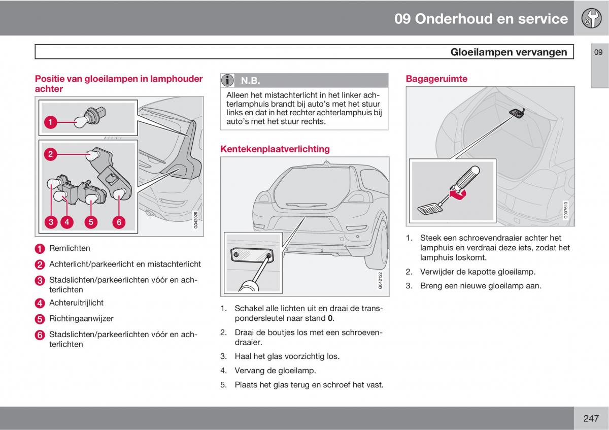 Volvo C30 handleiding / page 249