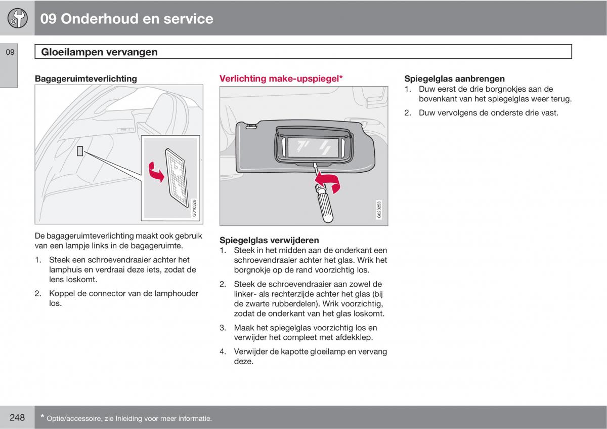 Volvo C30 handleiding / page 250