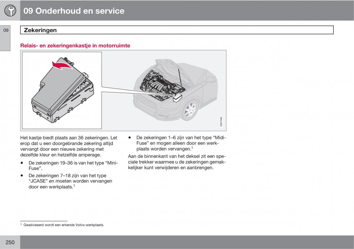 Volvo C30 handleiding / page 252