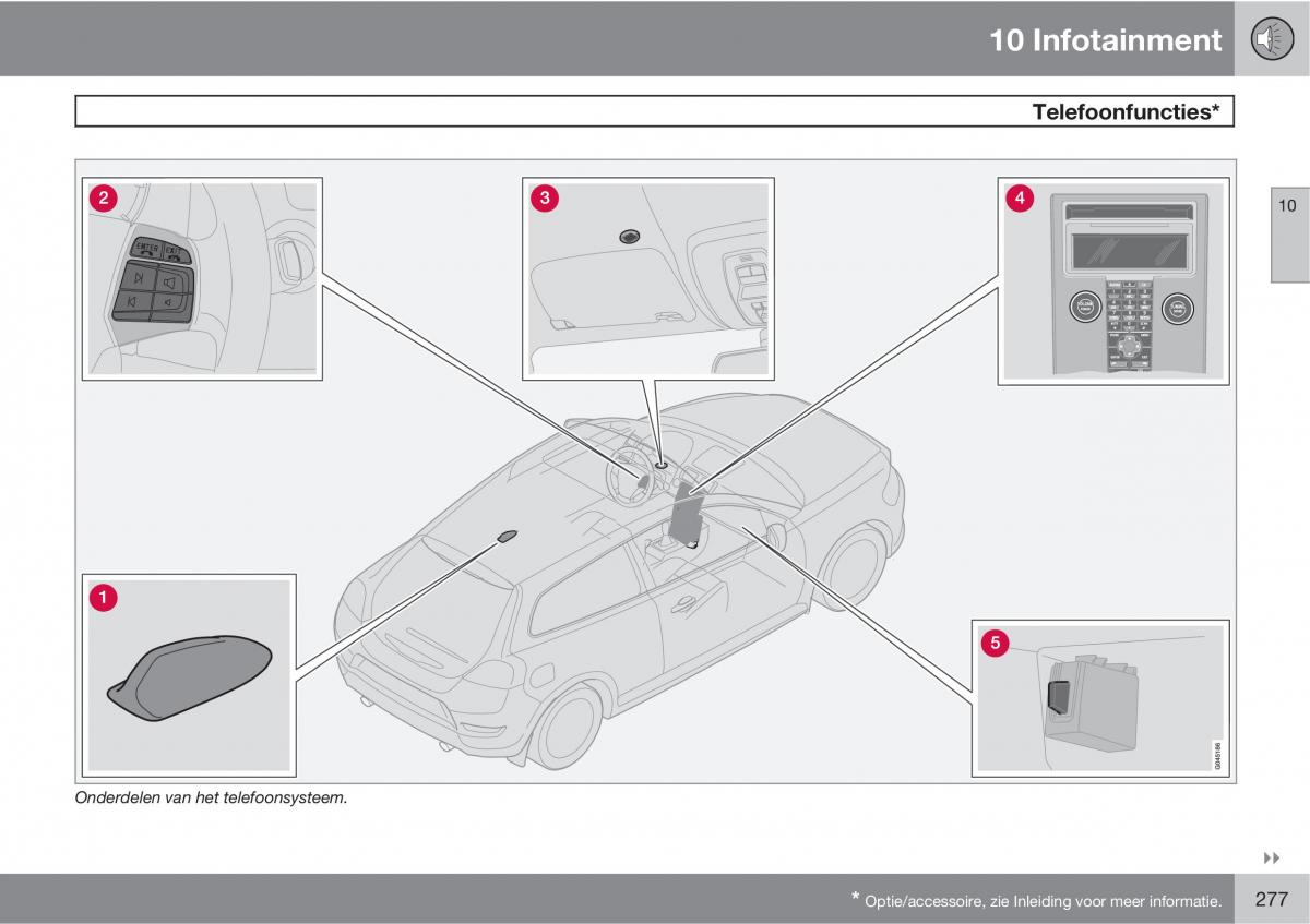 Volvo C30 handleiding / page 279