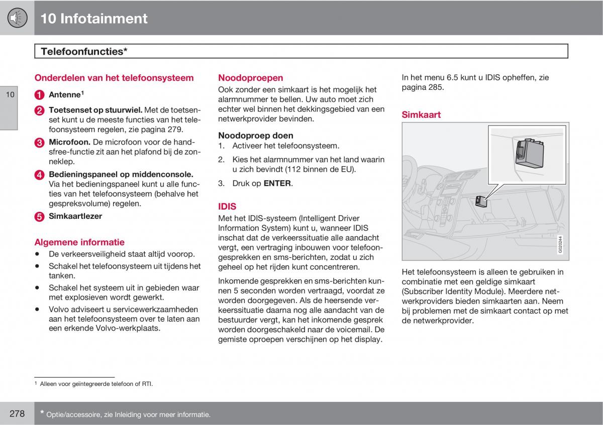 Volvo C30 handleiding / page 280