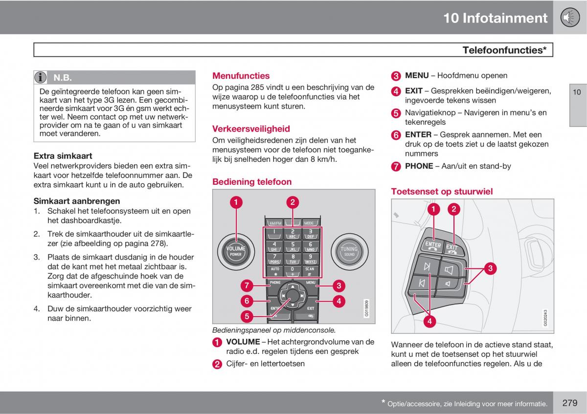 Volvo C30 handleiding / page 281