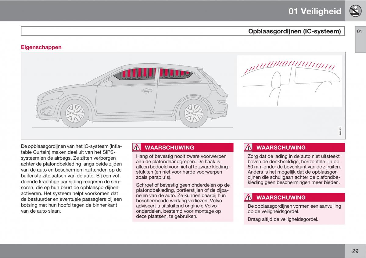 Volvo C30 handleiding / page 31