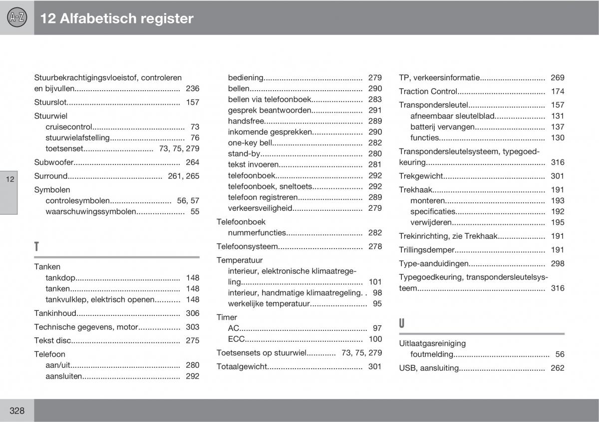 Volvo C30 handleiding / page 330