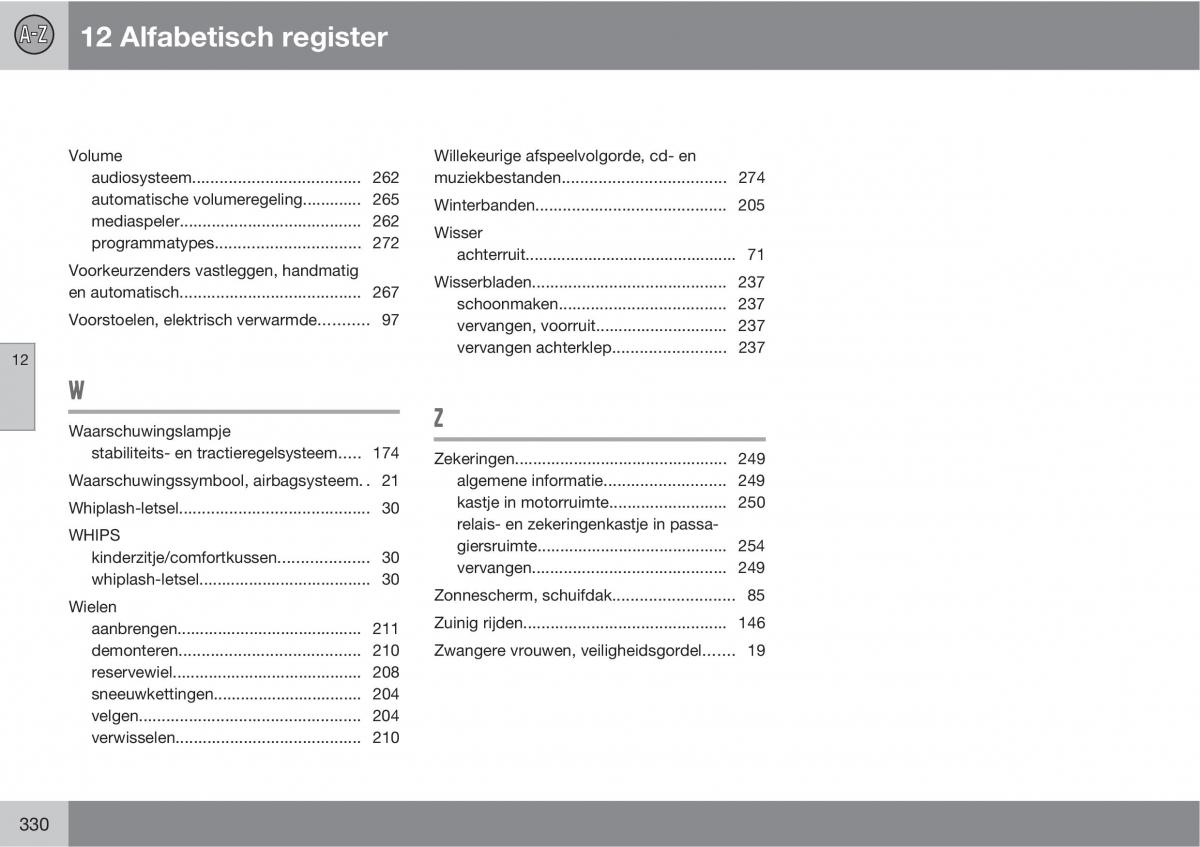 Volvo C30 handleiding / page 332