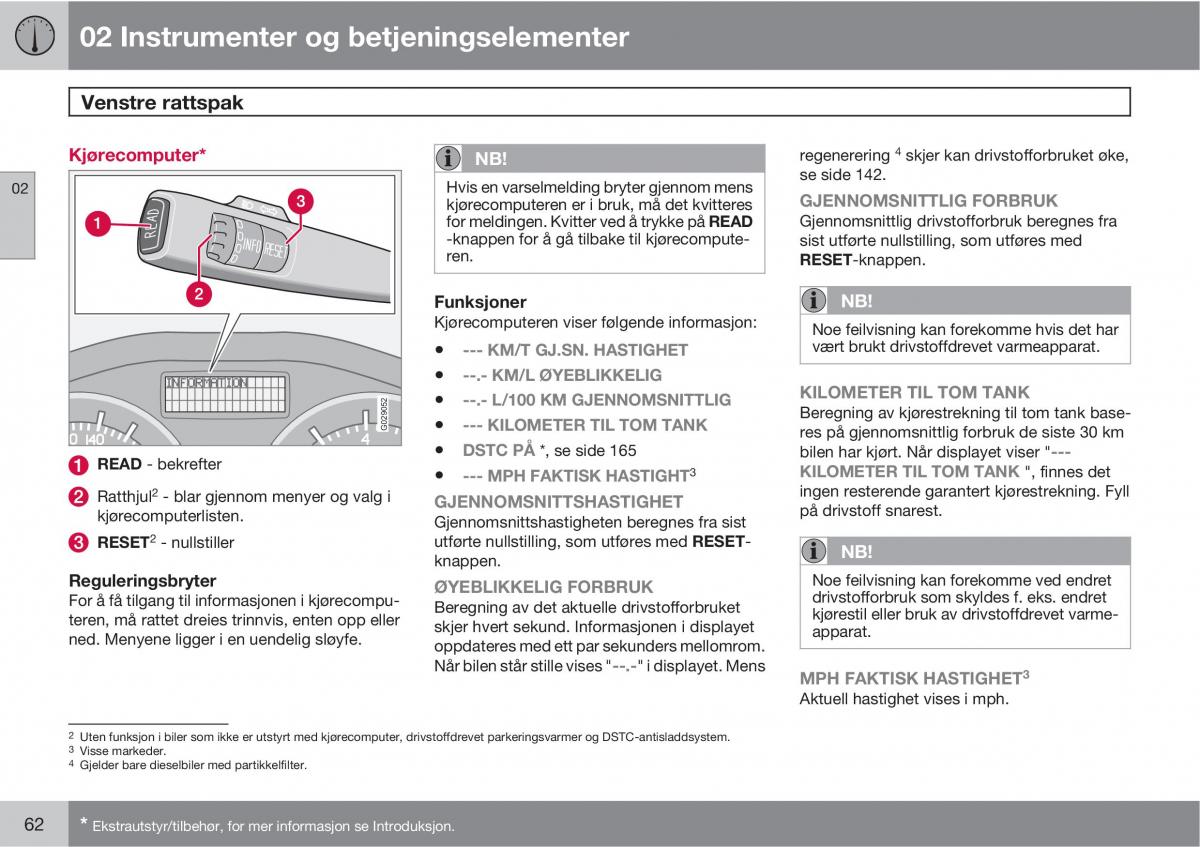 Volvo C30 bruksanvisningen / page 64