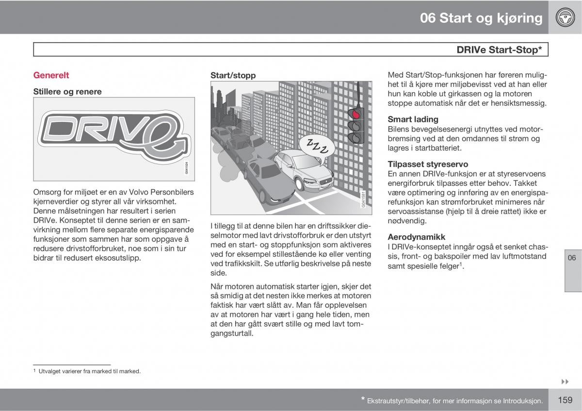 Volvo C30 bruksanvisningen / page 161