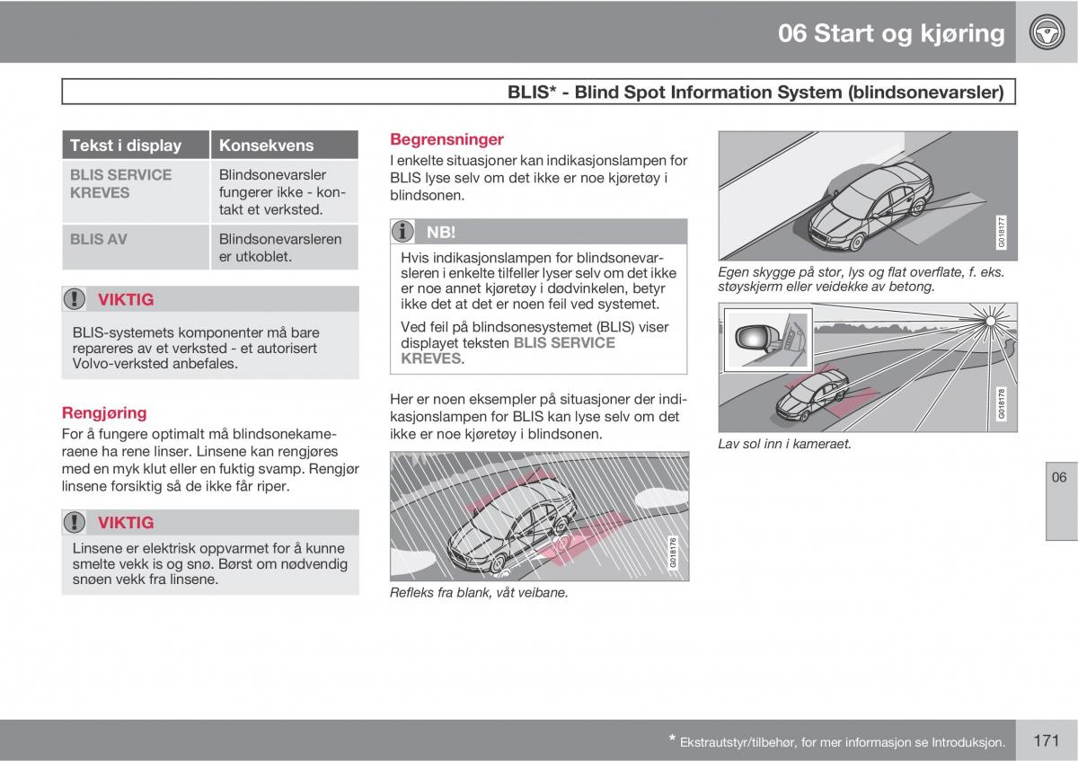 Volvo C30 bruksanvisningen / page 173