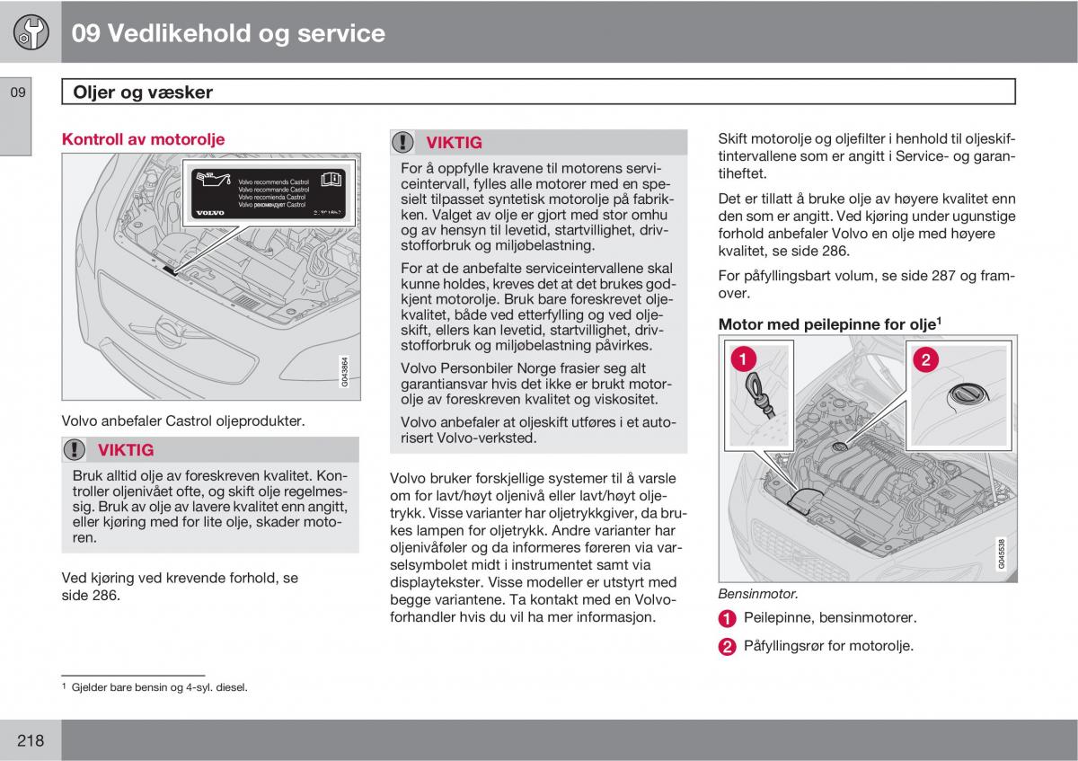 Volvo C30 bruksanvisningen / page 220