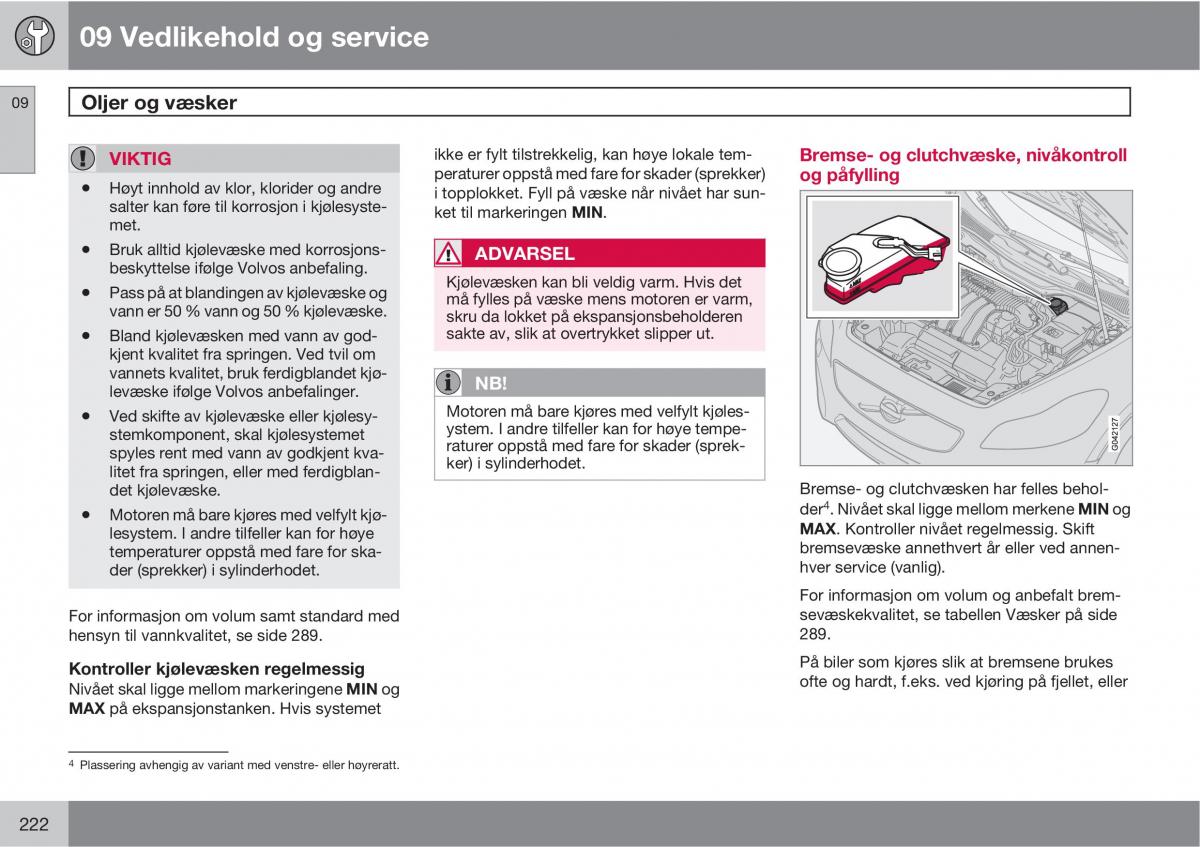 Volvo C30 bruksanvisningen / page 224