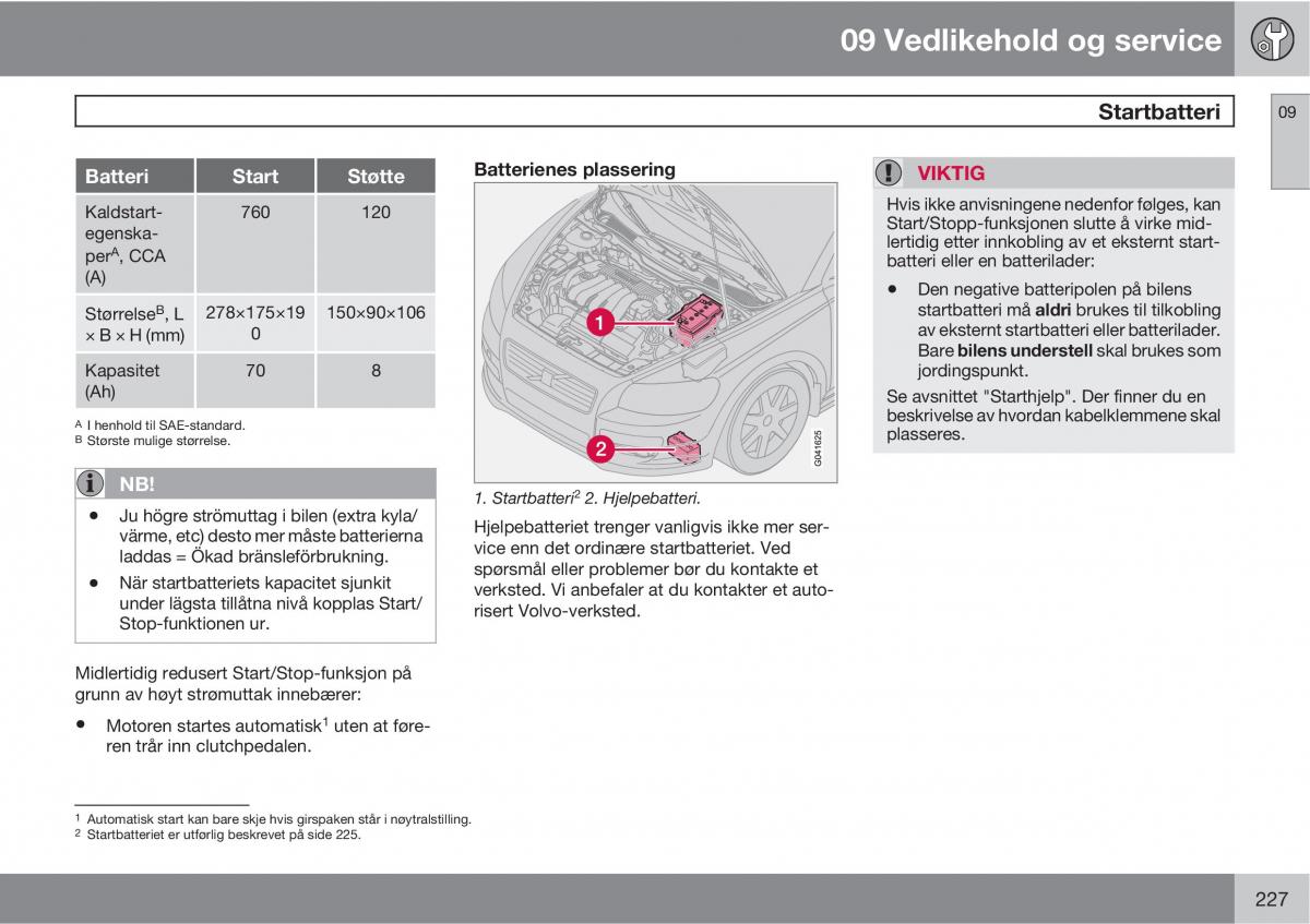 Volvo C30 bruksanvisningen / page 229