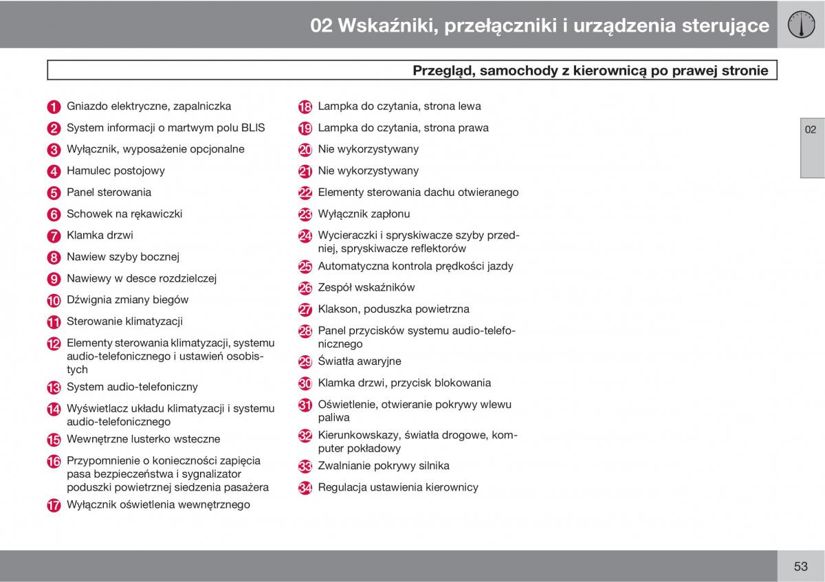 Volvo C30 instrukcja obslugi / page 55