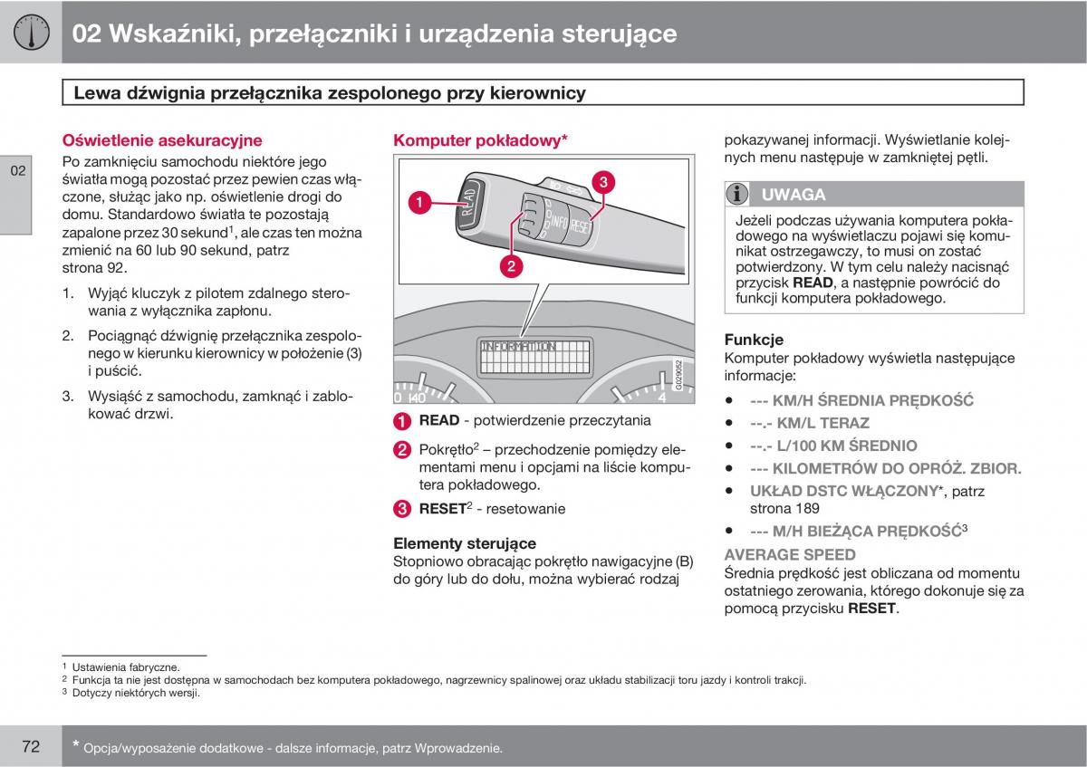 Volvo C30 instrukcja obslugi / page 74