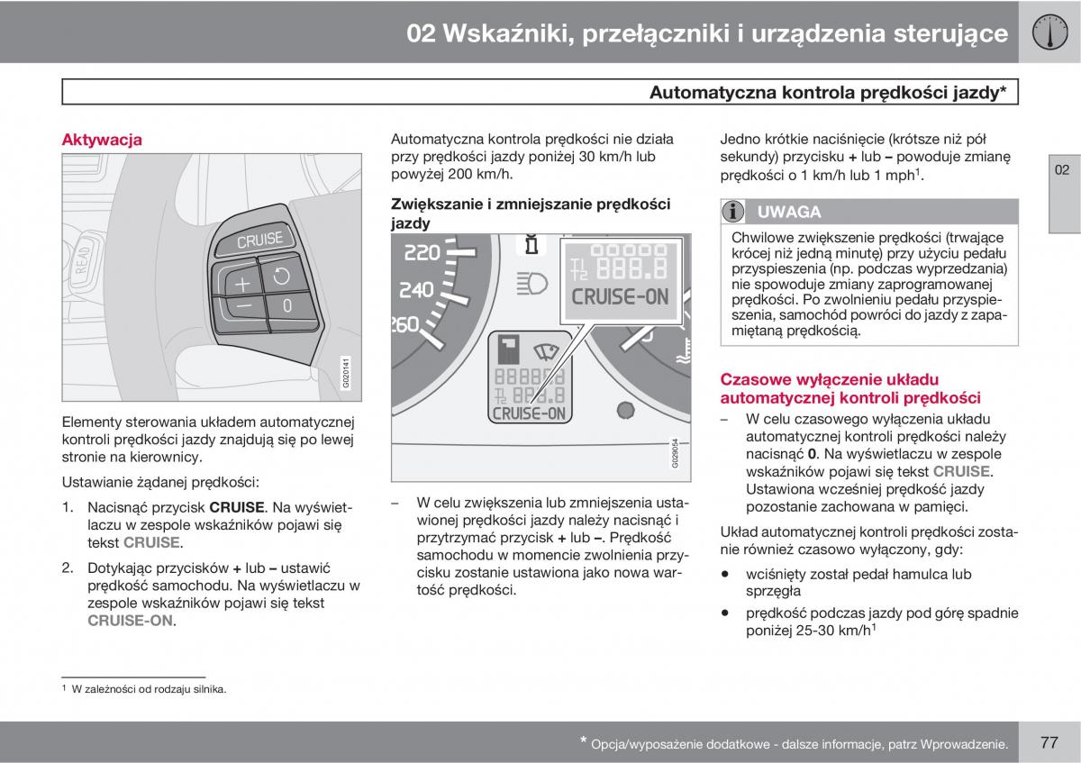 Volvo C30 instrukcja obslugi / page 79