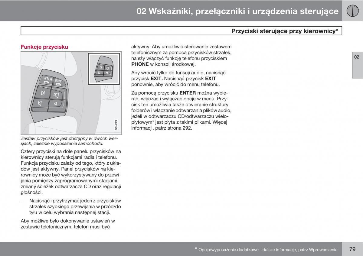 Volvo C30 instrukcja obslugi / page 81