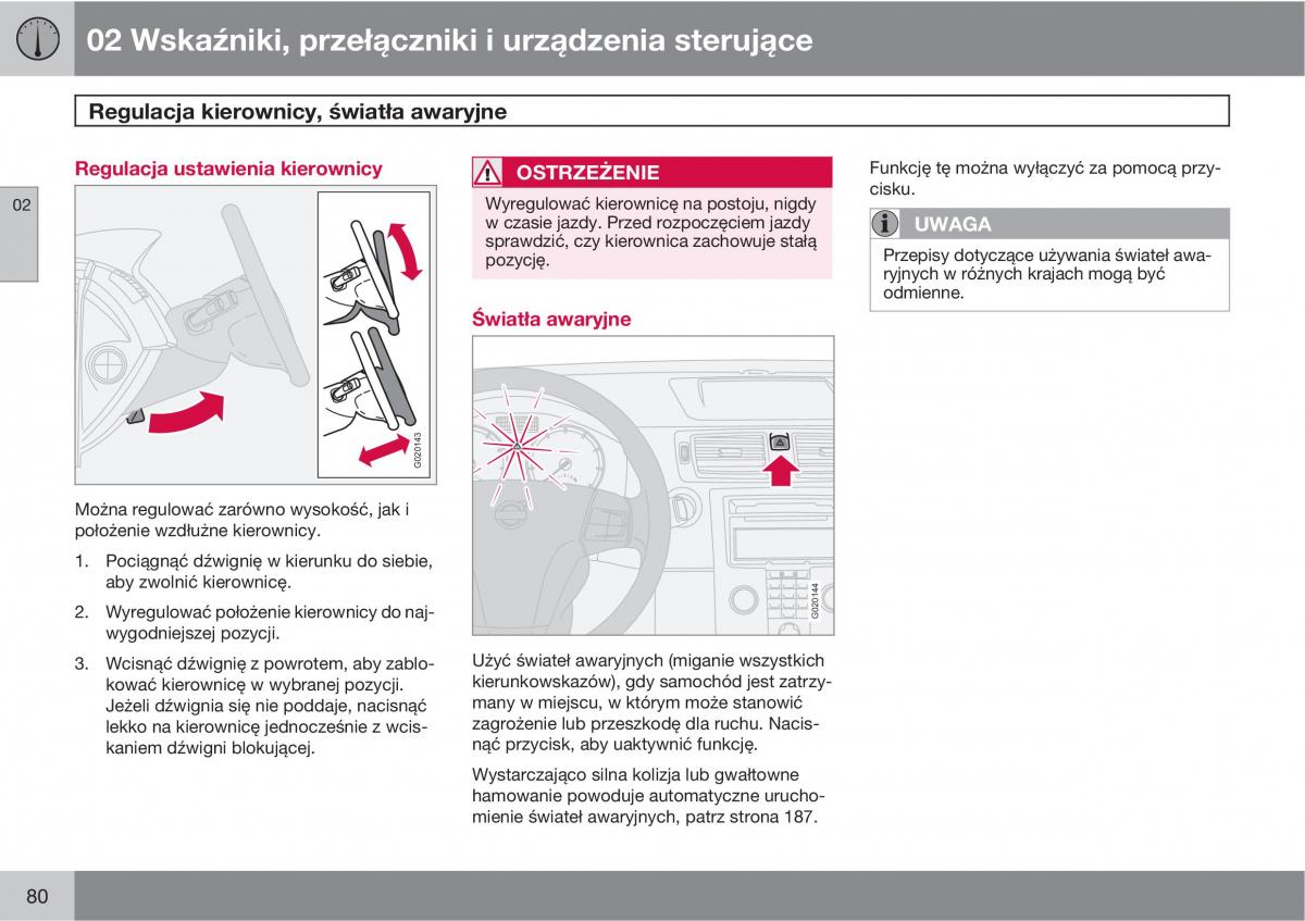 Volvo C30 instrukcja obslugi / page 82