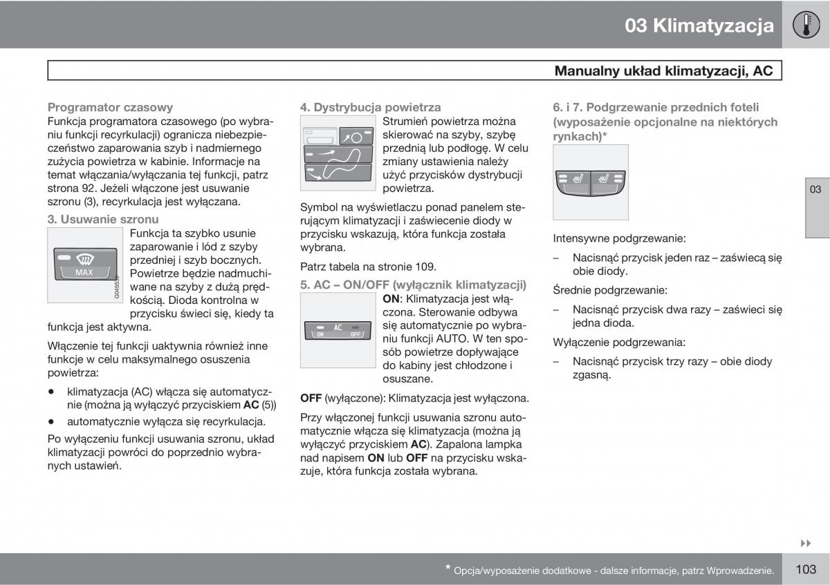 Volvo C30 instrukcja obslugi / page 105