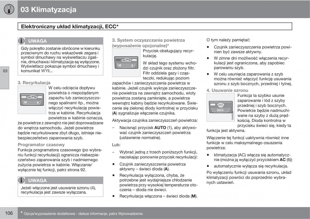 Volvo C30 instrukcja obslugi / page 108