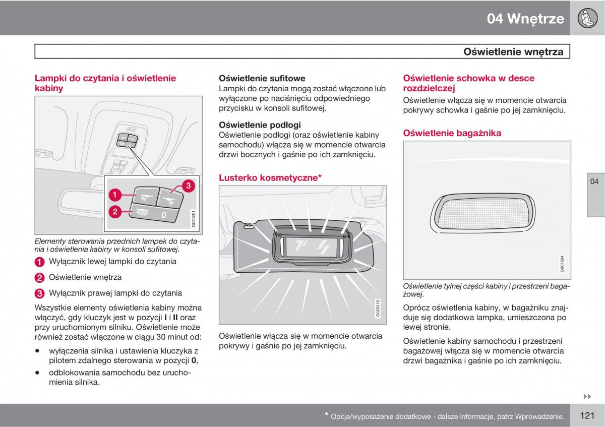 Volvo C30 instrukcja obslugi / page 123