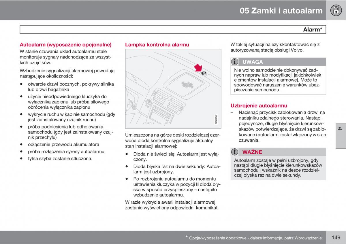 Volvo C30 instrukcja obslugi / page 151