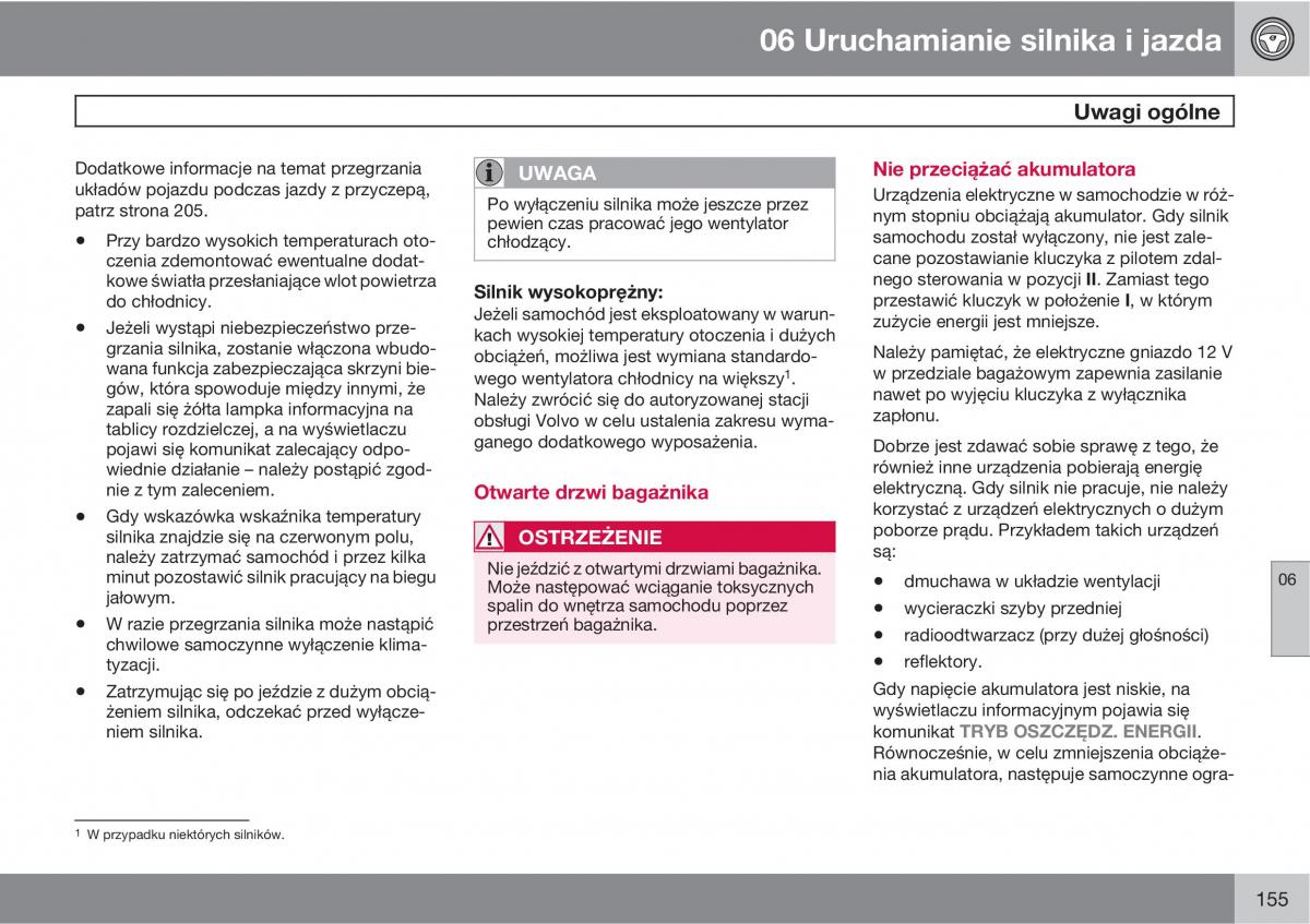 Volvo C30 instrukcja obslugi / page 157