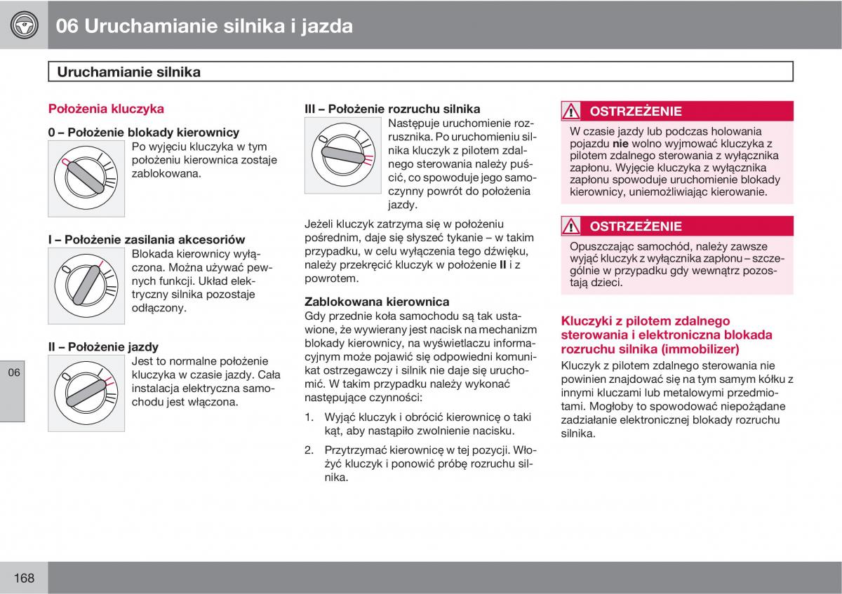 Volvo C30 instrukcja obslugi / page 170